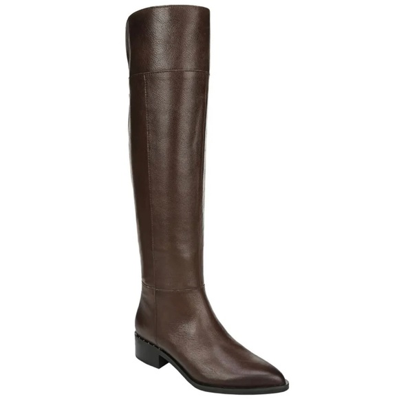 Franco Sarto Shoes - Franco Sarto Days Knee High Riding Boots, Wide Calf in beautiful Brown Leather